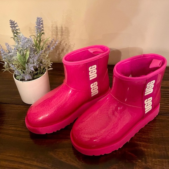 UGG Classic Clear Mini Boot Pink - Picture 2 of 6